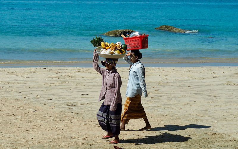 Vendeurs de plage