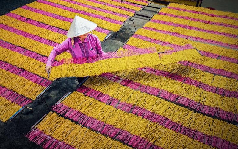 Village des bâtonnets d’encens Thuy Xuan