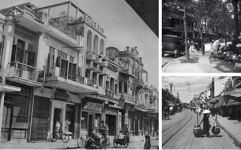 Vieux Quartier de Hanoï dans le passé