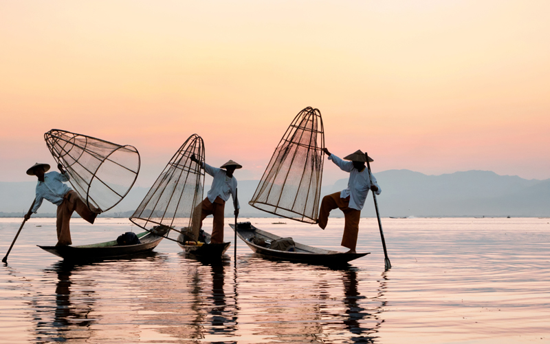 Vie local au Lac d'Inle