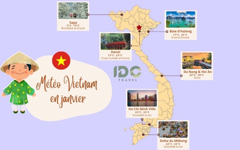Vietnam en janvier : Météo et meilleurs endroits à visiter