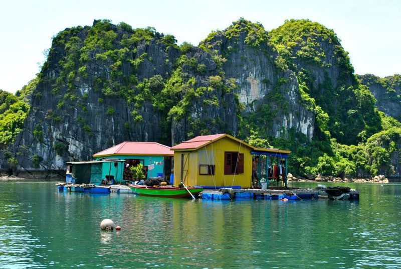 Village flottant de Vung Vieng