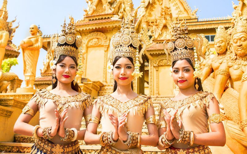 Vibrations de la danse Apsara