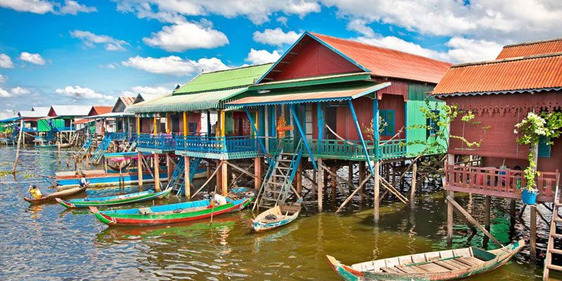Village flottant Kompong Khleang