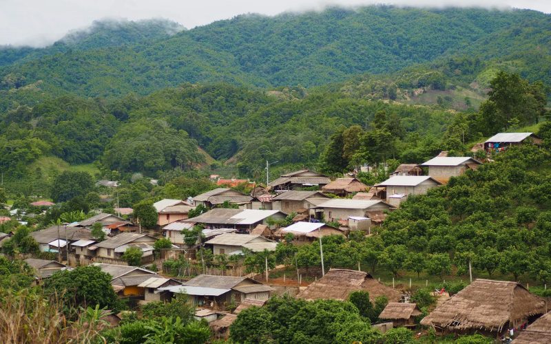 Villages Akha dans le nord de la Thaïlande