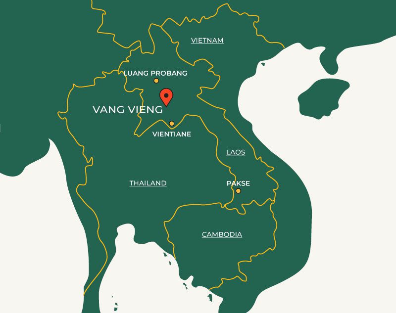 Vang Vieng Location